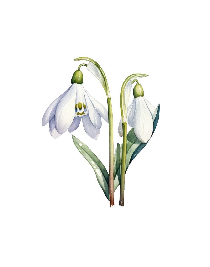 The January print — snowdrop